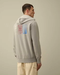 Homme C.P. Company Sweat-Shirts^30/1 Fleece Artisanal Hoodie
