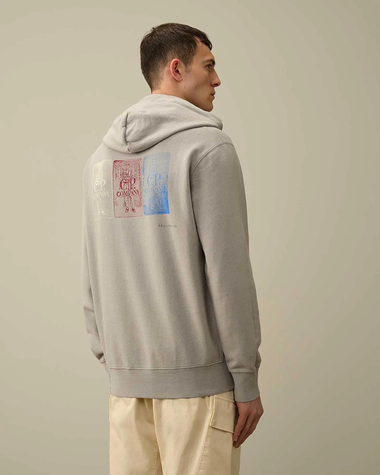 Homme C.P. Company Sweat-Shirts^30/1 Fleece Artisanal Hoodie