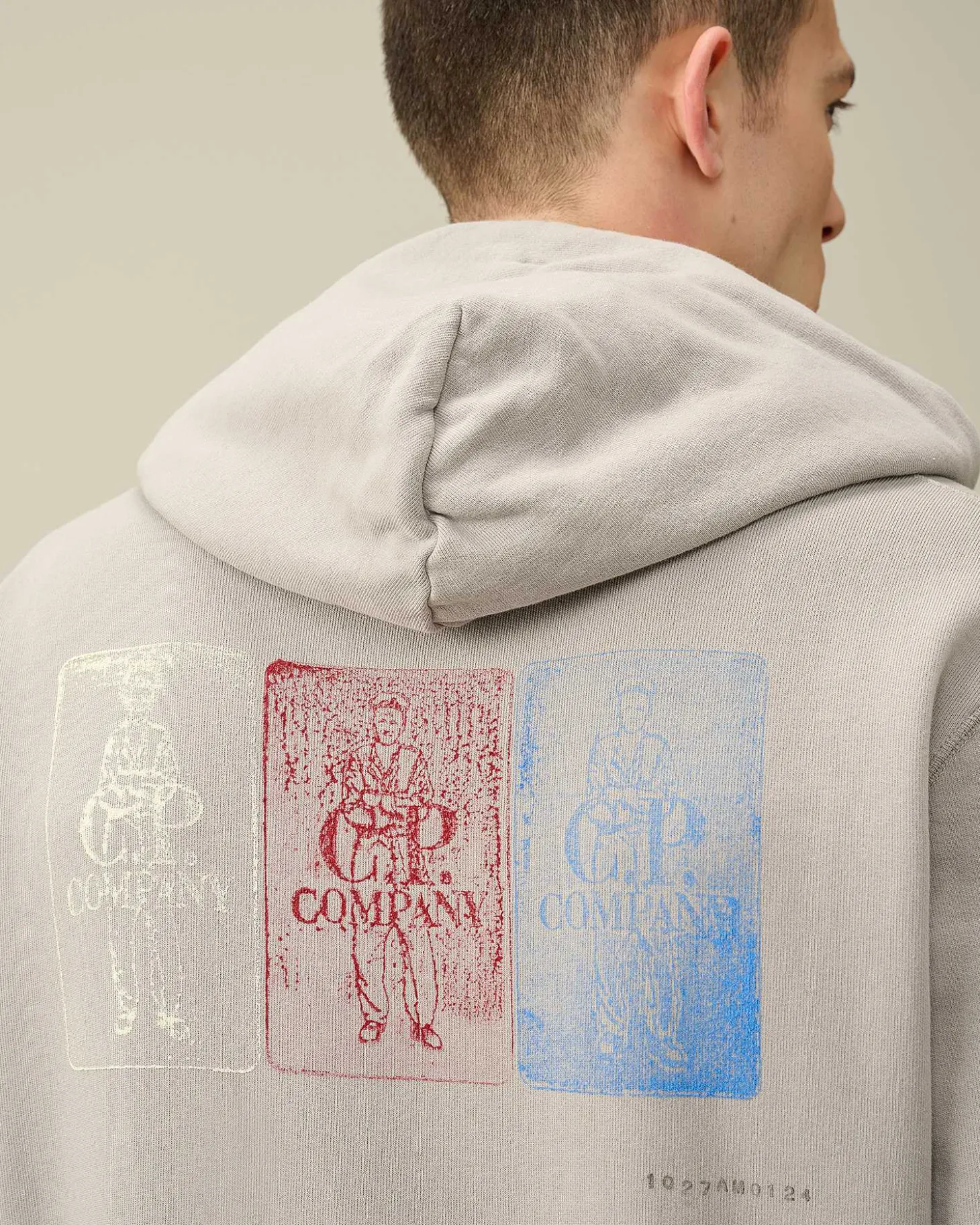 Homme C.P. Company Sweat-Shirts^30/1 Fleece Artisanal Hoodie