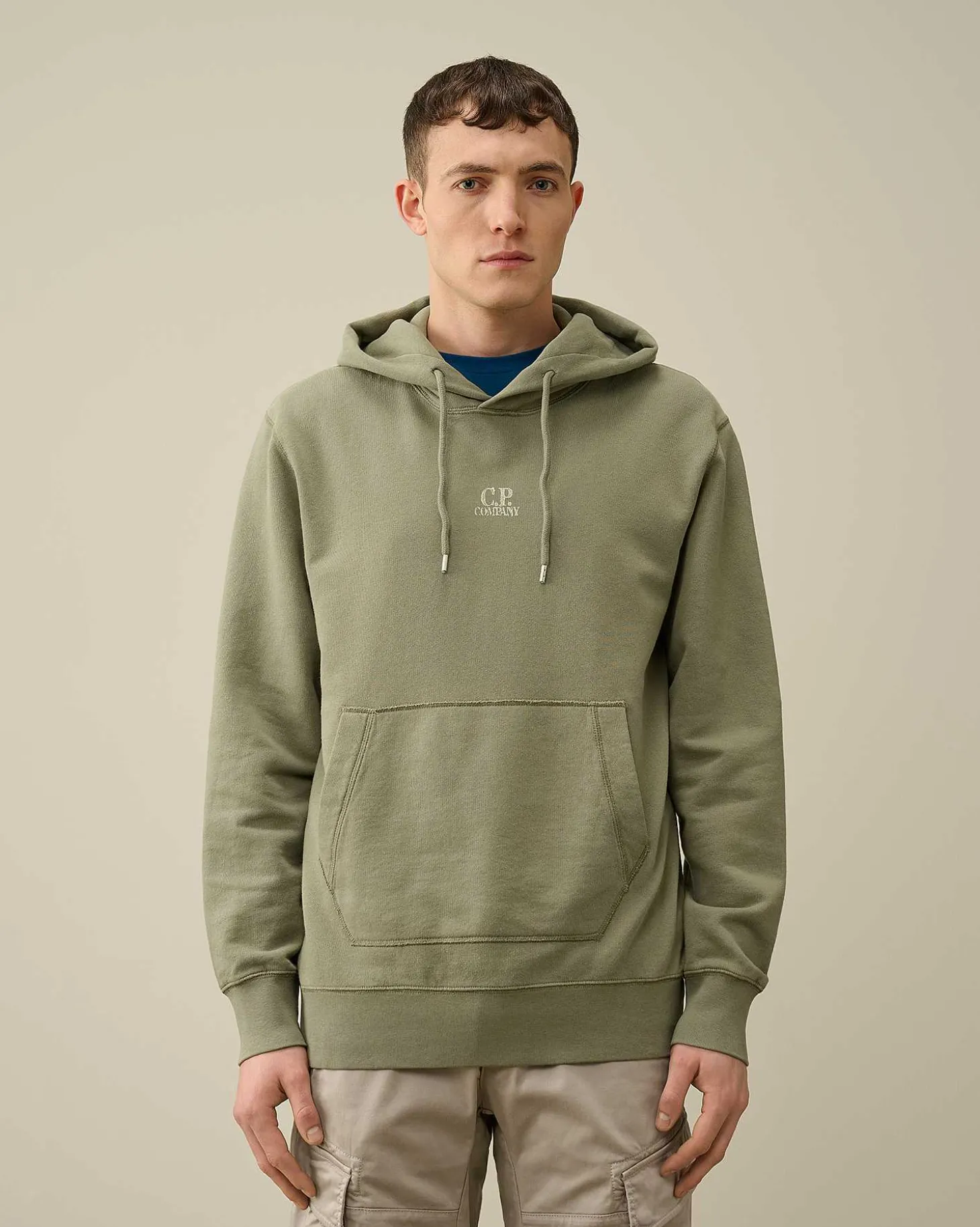 Homme C.P. Company Sweat-Shirts^30/1 Fleece Artisanal Hoodie