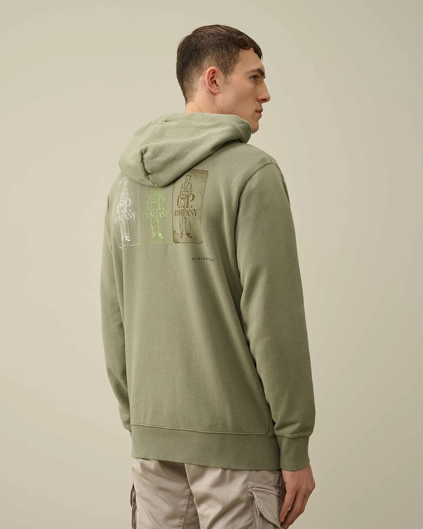 Homme C.P. Company Sweat-Shirts^30/1 Fleece Artisanal Hoodie