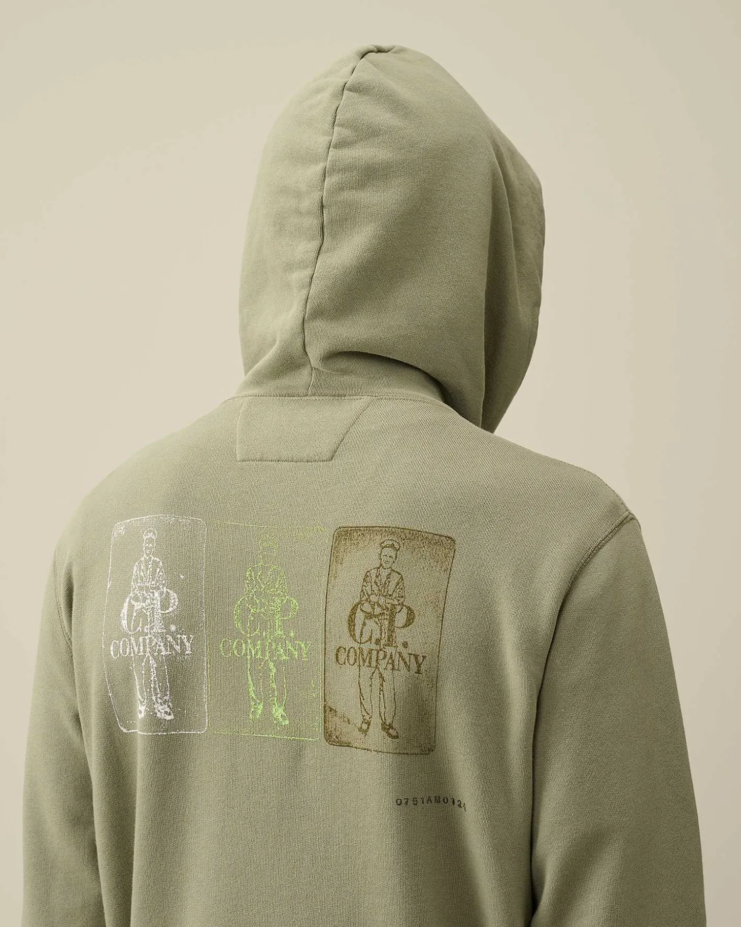 Homme C.P. Company Sweat-Shirts^30/1 Fleece Artisanal Hoodie