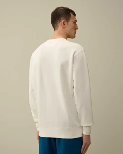 Homme C.P. Company Sweat-Shirts^30/1 Fleece Artisanal Logo Sweatshirt