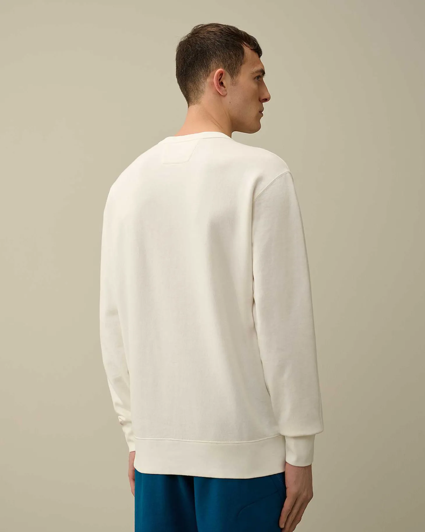 Homme C.P. Company Sweat-Shirts^30/1 Fleece Artisanal Logo Sweatshirt