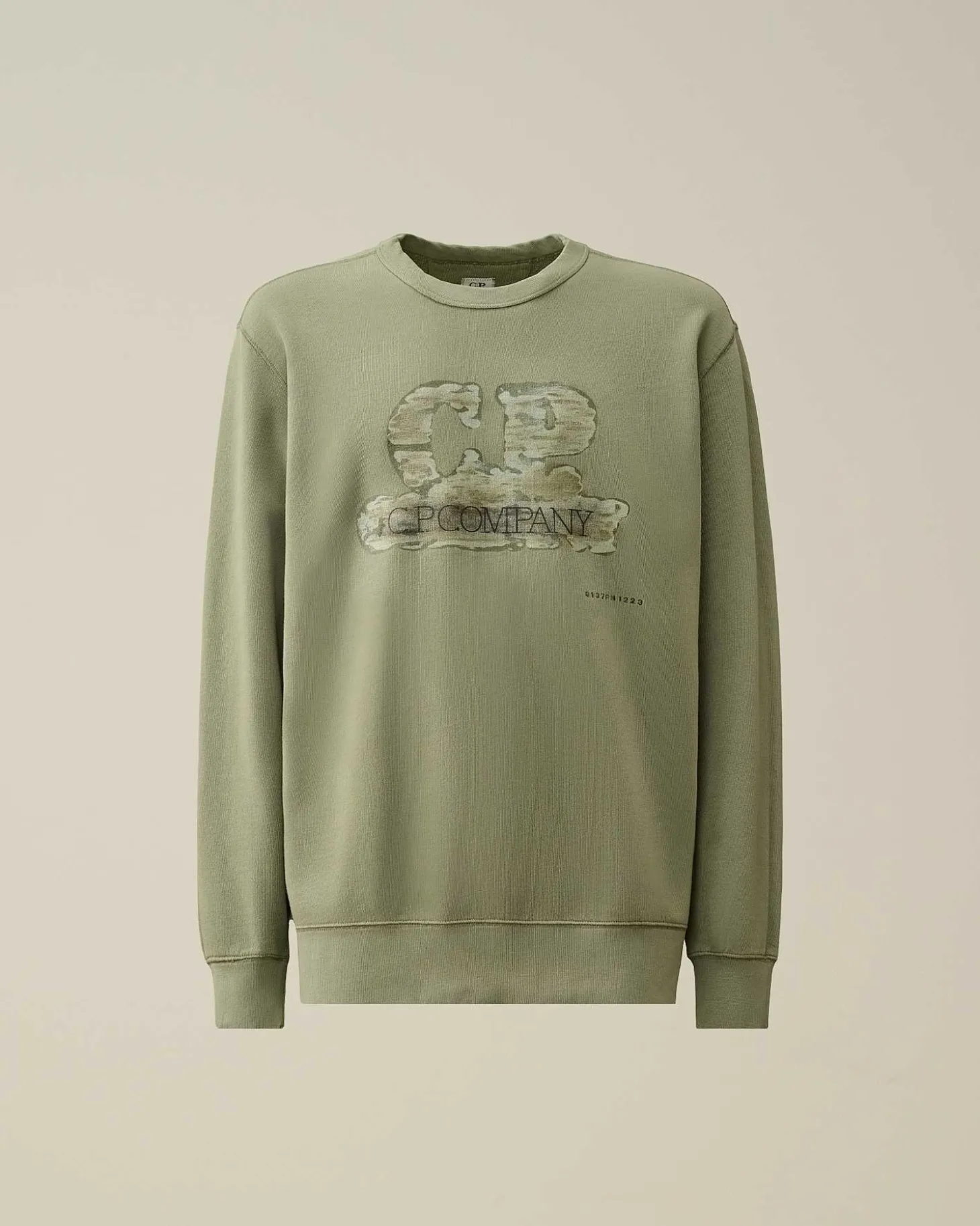 Homme C.P. Company Sweat-Shirts^30/1 Fleece Artisanal Logo Sweatshirt