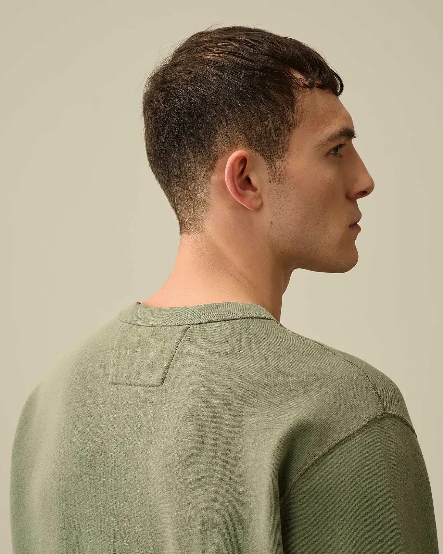 Homme C.P. Company Sweat-Shirts^30/1 Fleece Artisanal Logo Sweatshirt