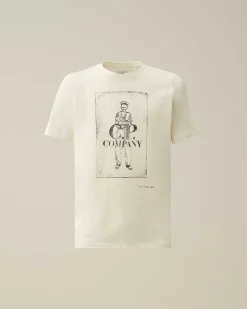 Homme C.P. Company T-Shirts Et Polos^24/1 Jersey Artisanal Card T-Shirt