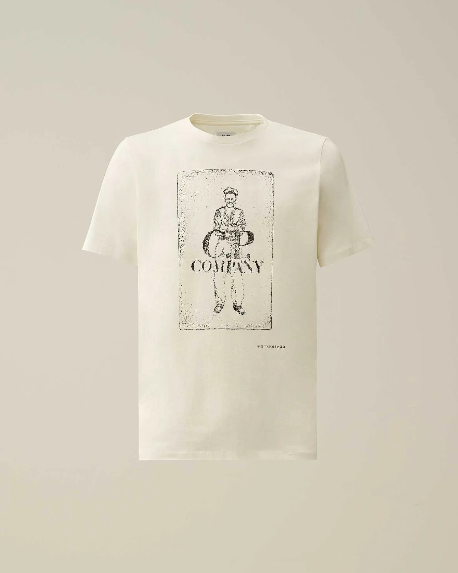 Homme C.P. Company T-Shirts Et Polos^24/1 Jersey Artisanal Card T-Shirt