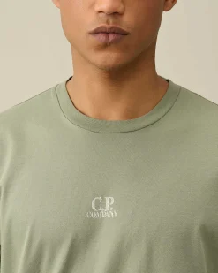 Homme C.P. Company T-Shirts Et Polos^24/1 Jersey Artisanal Three Cards T-Shirt