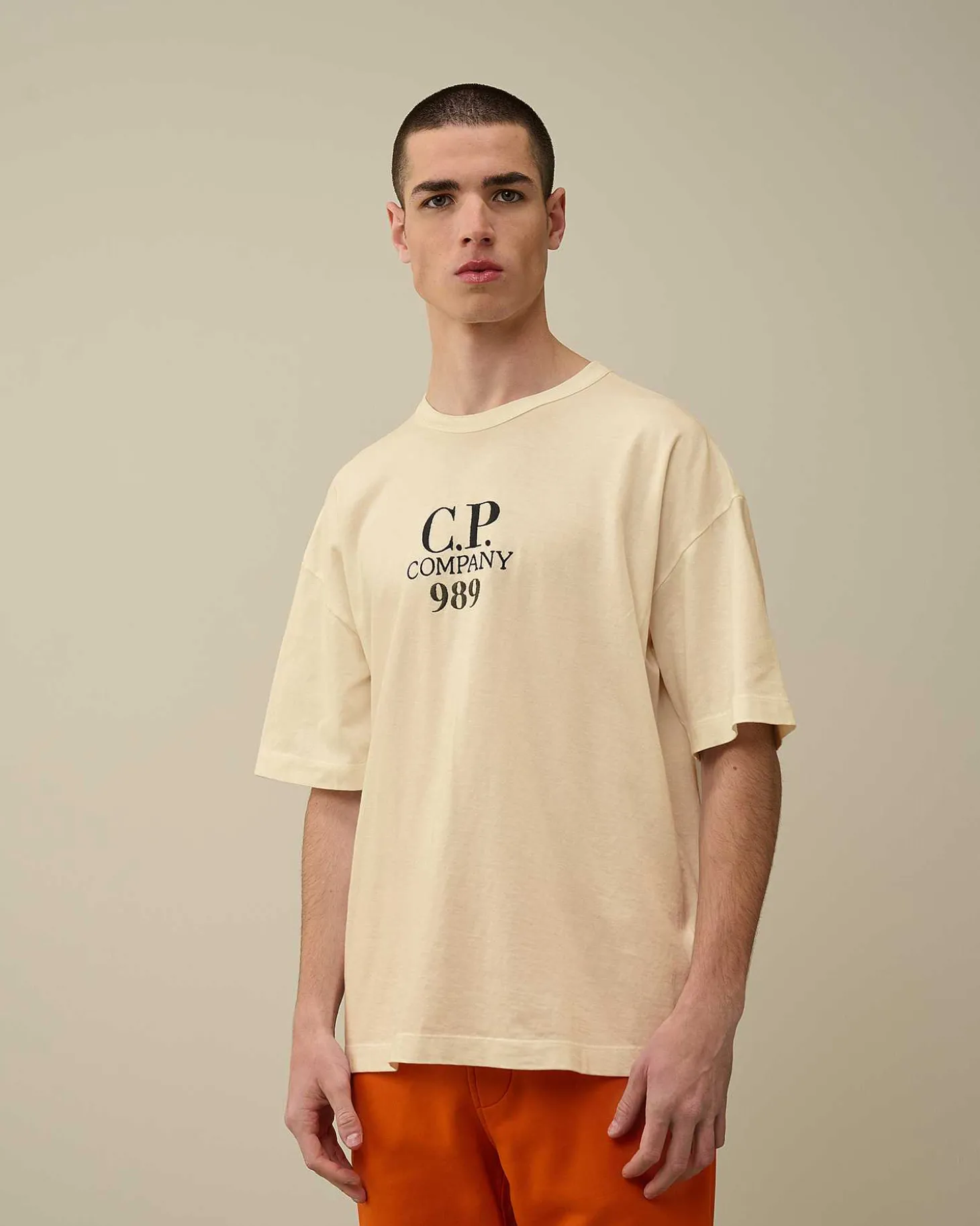 Homme C.P. Company T-Shirts Et Polos^20/1 Jersey Boxy Logo T-Shirt