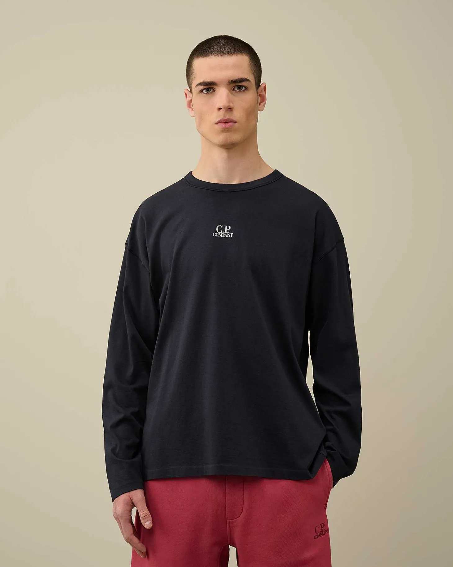 Homme C.P. Company T-Shirts Et Polos^20/1 Jersey Boxy Long Sleeved T-Shirt