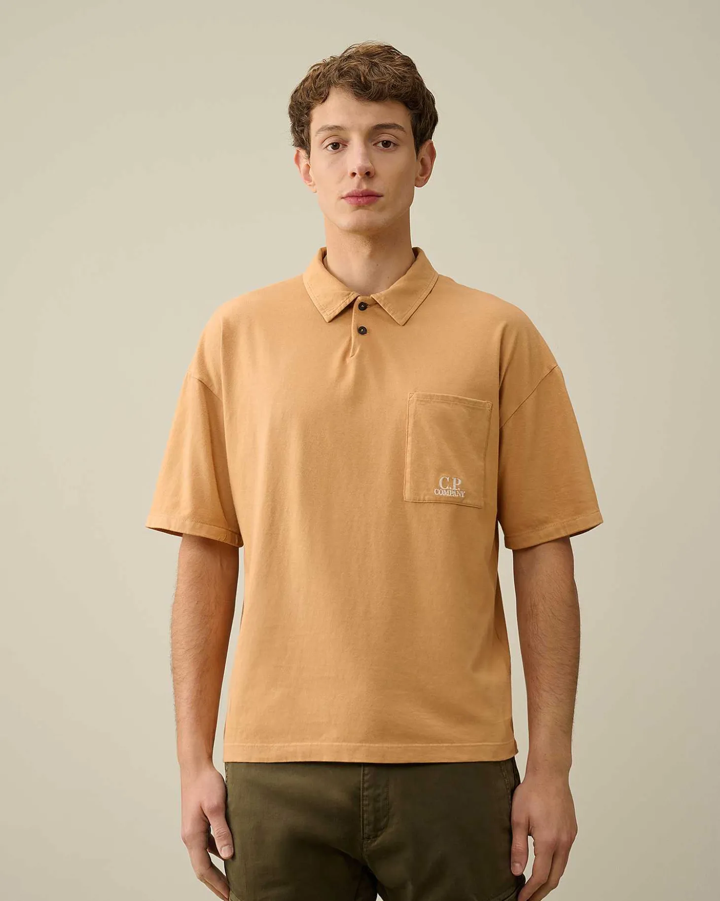 Homme C.P. Company T-Shirts Et Polos^20/1 Jersey Boxy Polo Shirt