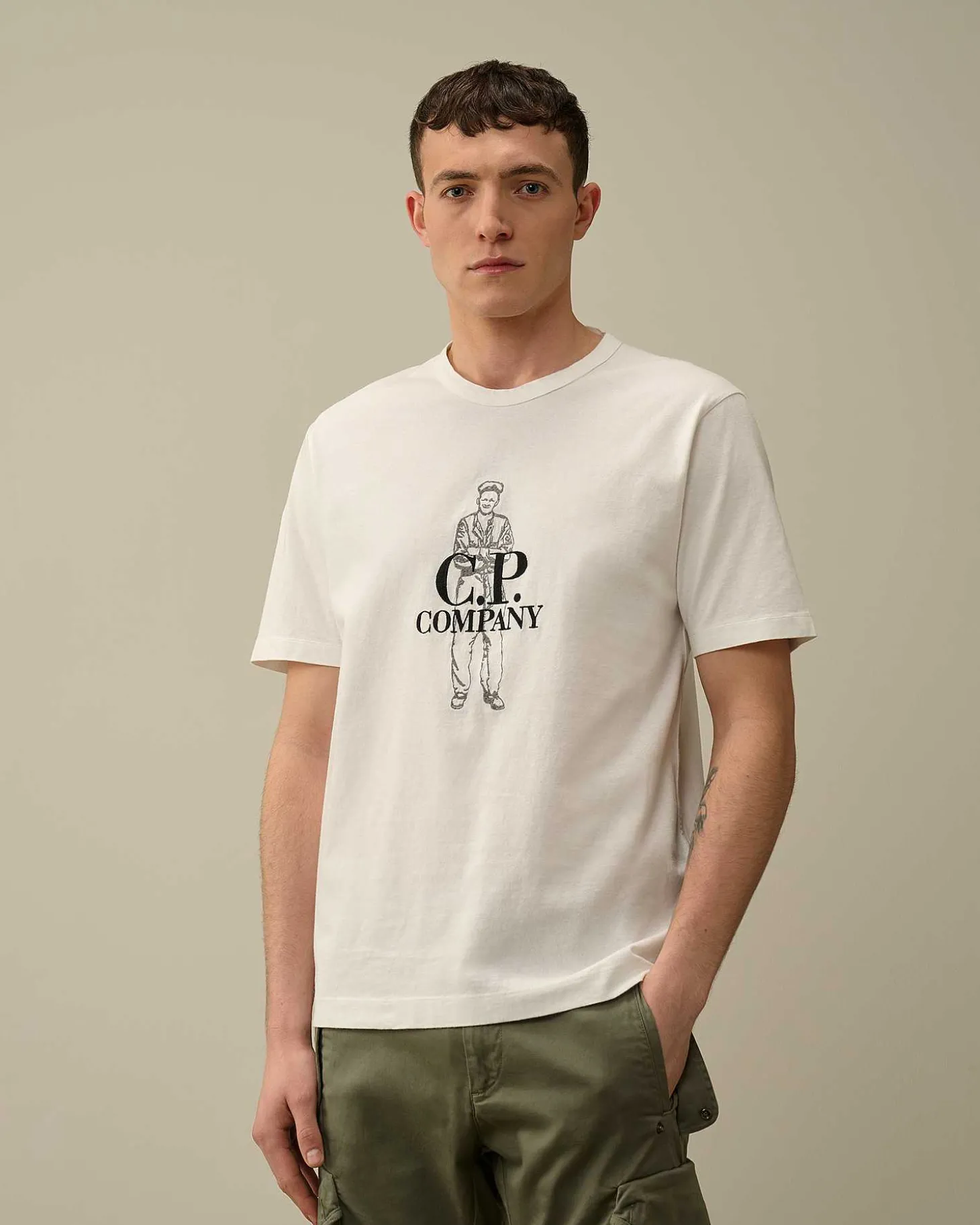 Homme C.P. Company T-Shirts Et Polos^1020 Jersey British Sailor T-Shirt