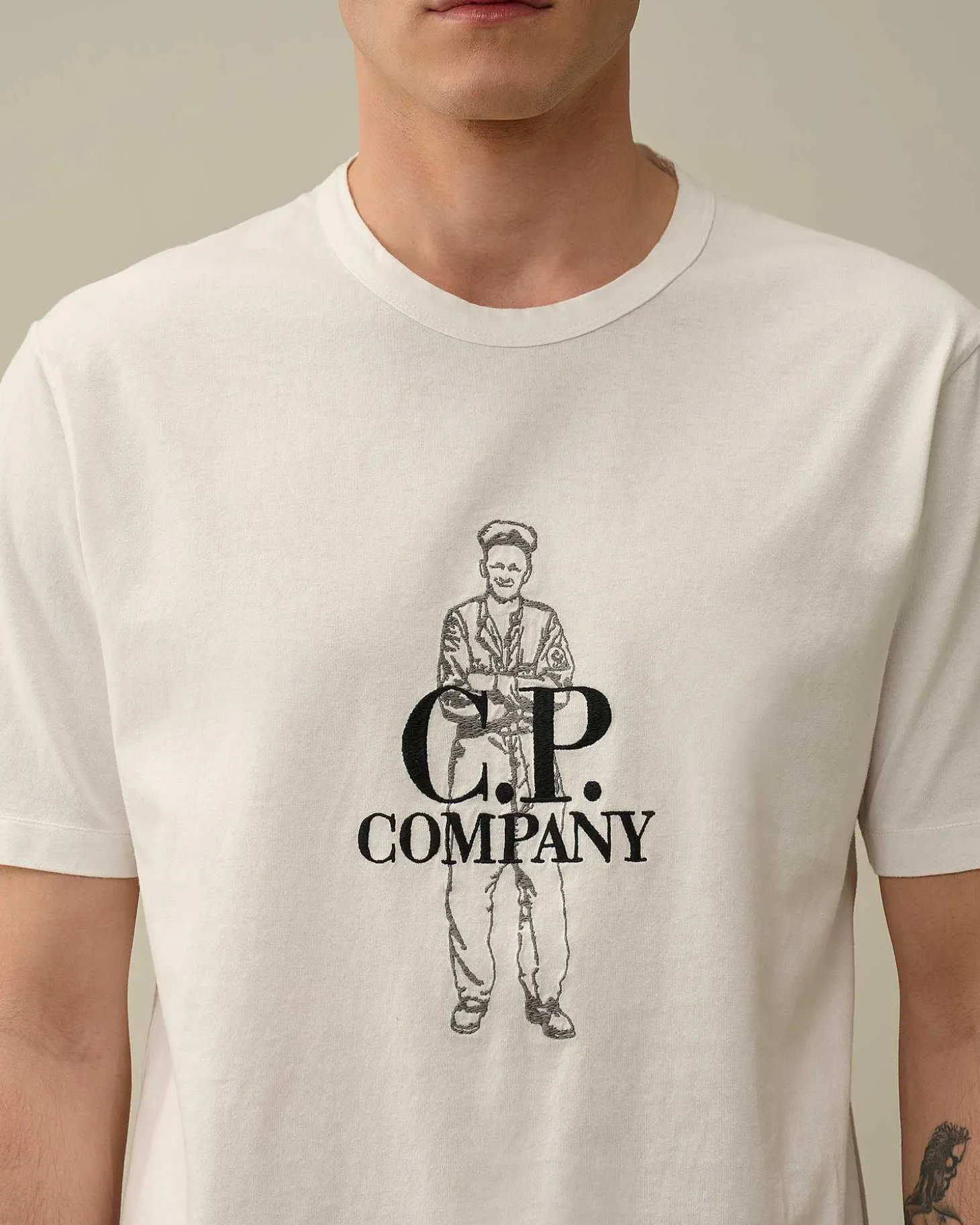 Homme C.P. Company T-Shirts Et Polos^1020 Jersey British Sailor T-Shirt