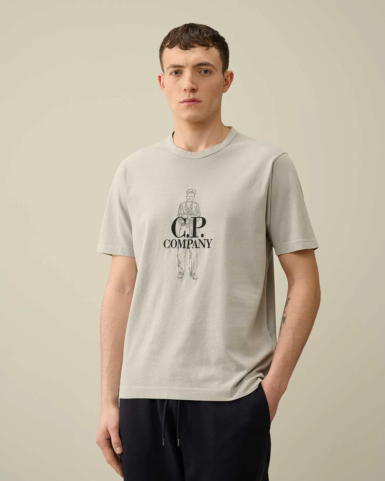 Homme C.P. Company T-Shirts Et Polos^1020 Jersey British Sailor T-Shirt