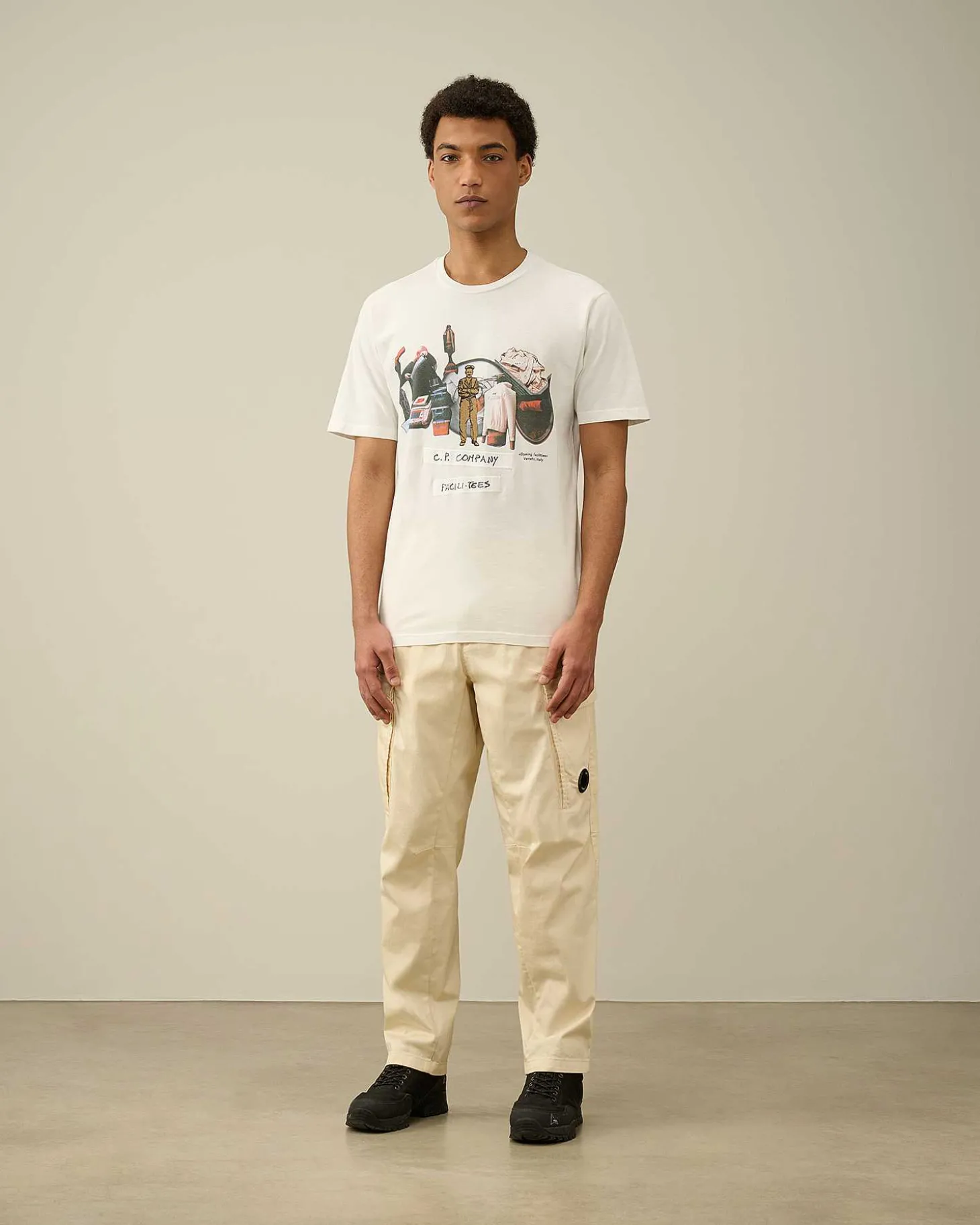 Homme C.P. Company T-Shirts Et Polos^24/1 Jersey Facili-Tees T-Shirt