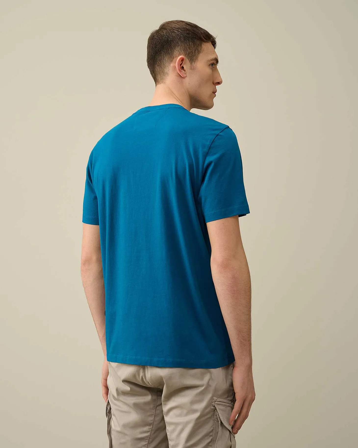 Homme C.P. Company T-Shirts Et Polos^30/1 Jersey Label Style Logo T-Shirt