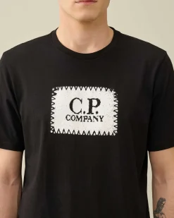 Homme C.P. Company T-Shirts Et Polos^30/1 Jersey Label Style Logo T-Shirt
