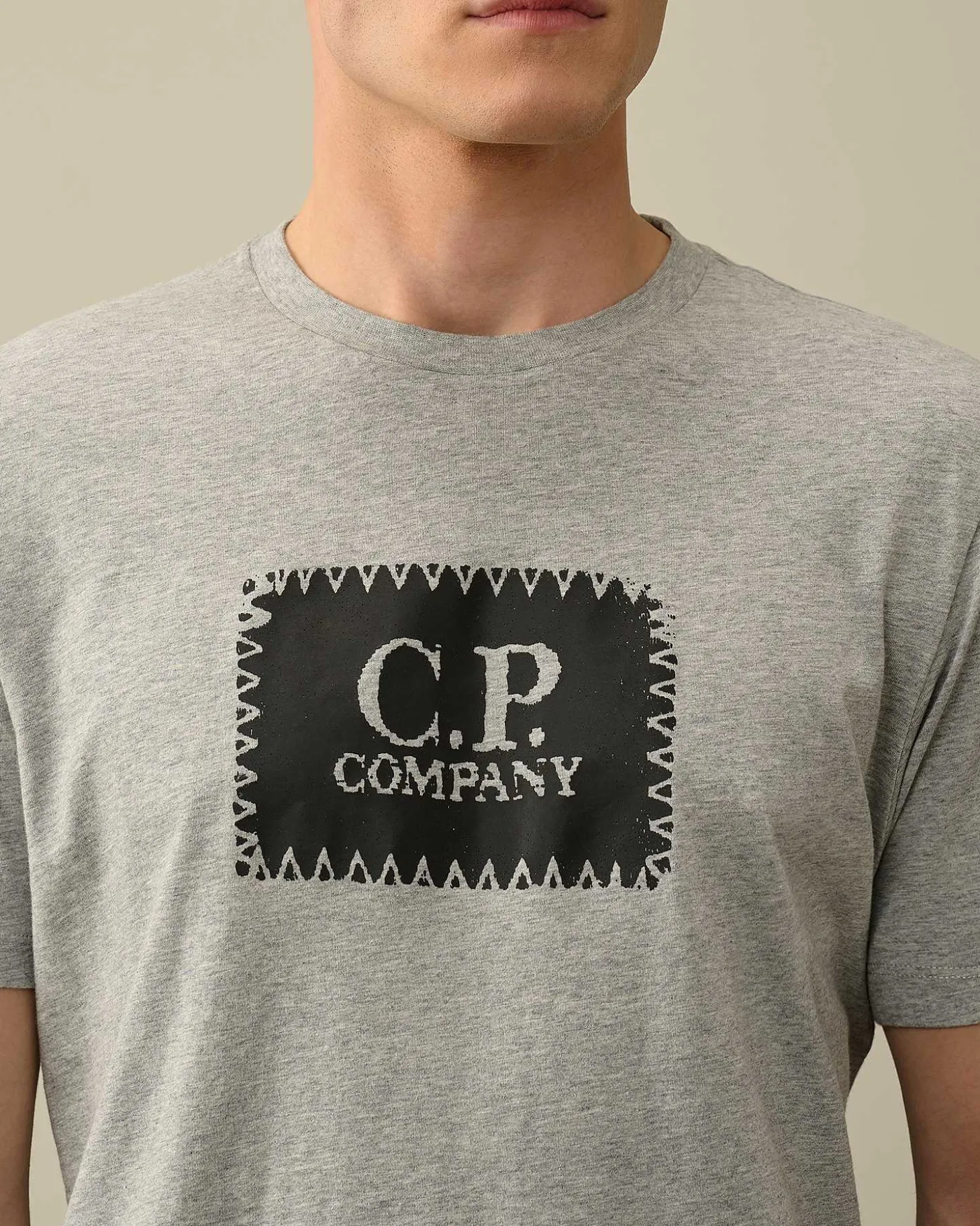 Homme C.P. Company T-Shirts Et Polos^30/1 Jersey Label Style Logo T-Shirt