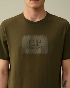 Homme C.P. Company T-Shirts Et Polos^30/1 Jersey Label Style Logo T-Shirt