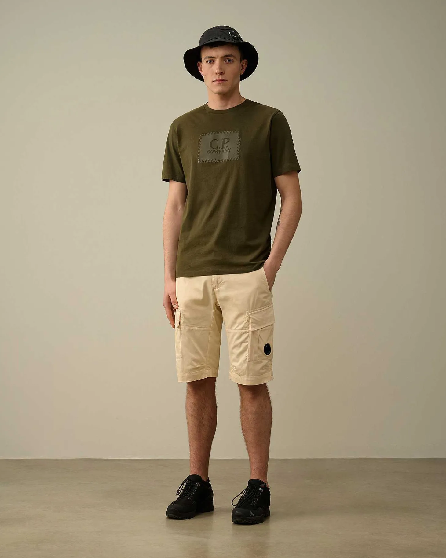 Homme C.P. Company T-Shirts Et Polos^30/1 Jersey Label Style Logo T-Shirt