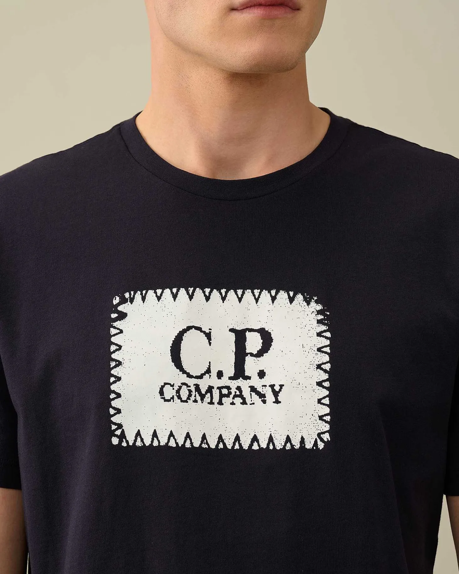Homme C.P. Company T-Shirts Et Polos^30/1 Jersey Label Style Logo T-Shirt