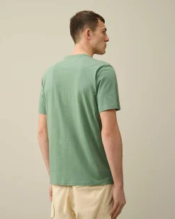 Homme C.P. Company T-Shirts Et Polos^30/1 Jersey Label Style Logo T-Shirt