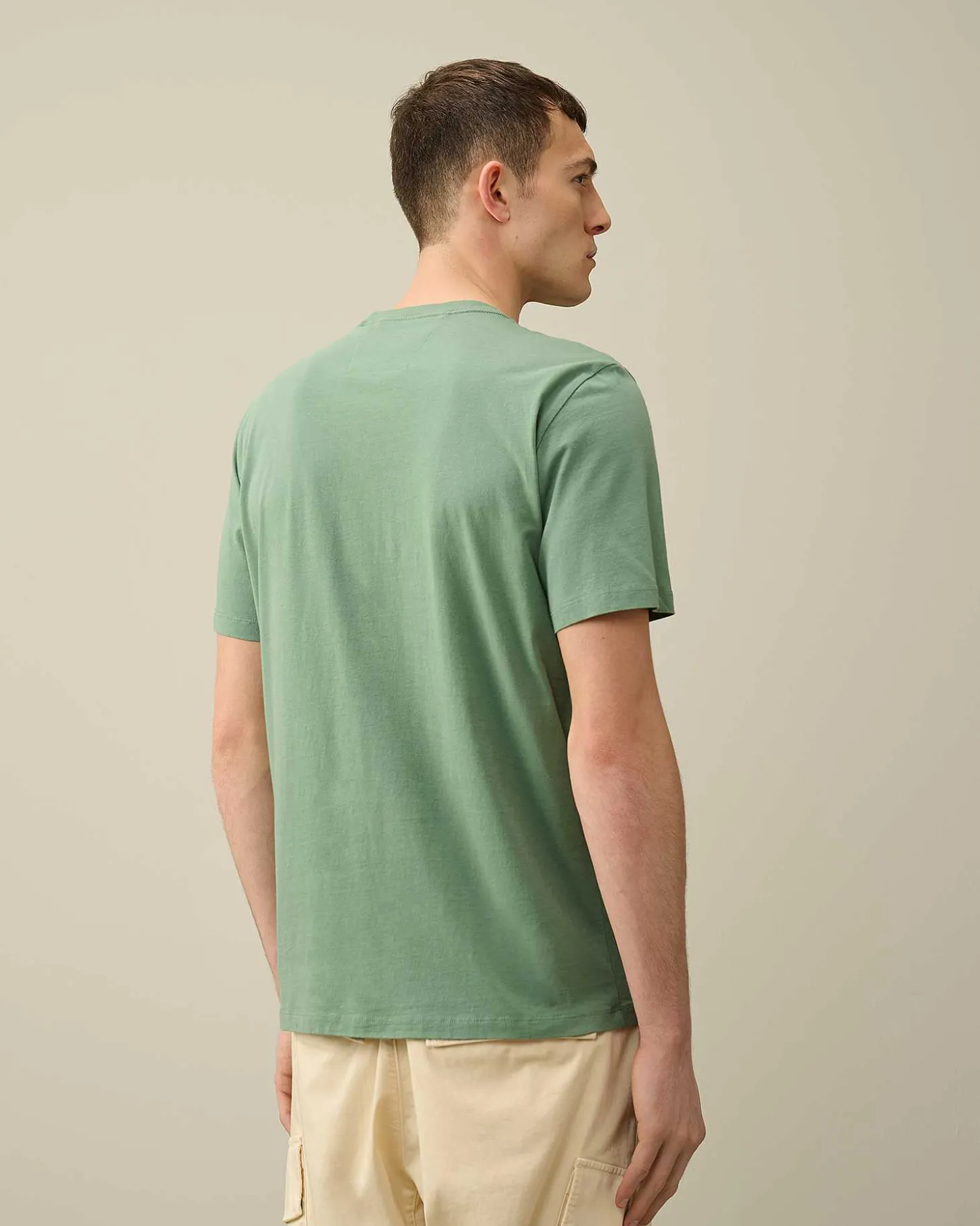 Homme C.P. Company T-Shirts Et Polos^30/1 Jersey Label Style Logo T-Shirt