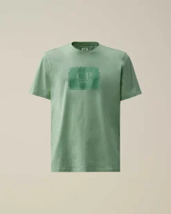 Homme C.P. Company T-Shirts Et Polos^30/1 Jersey Label Style Logo T-Shirt