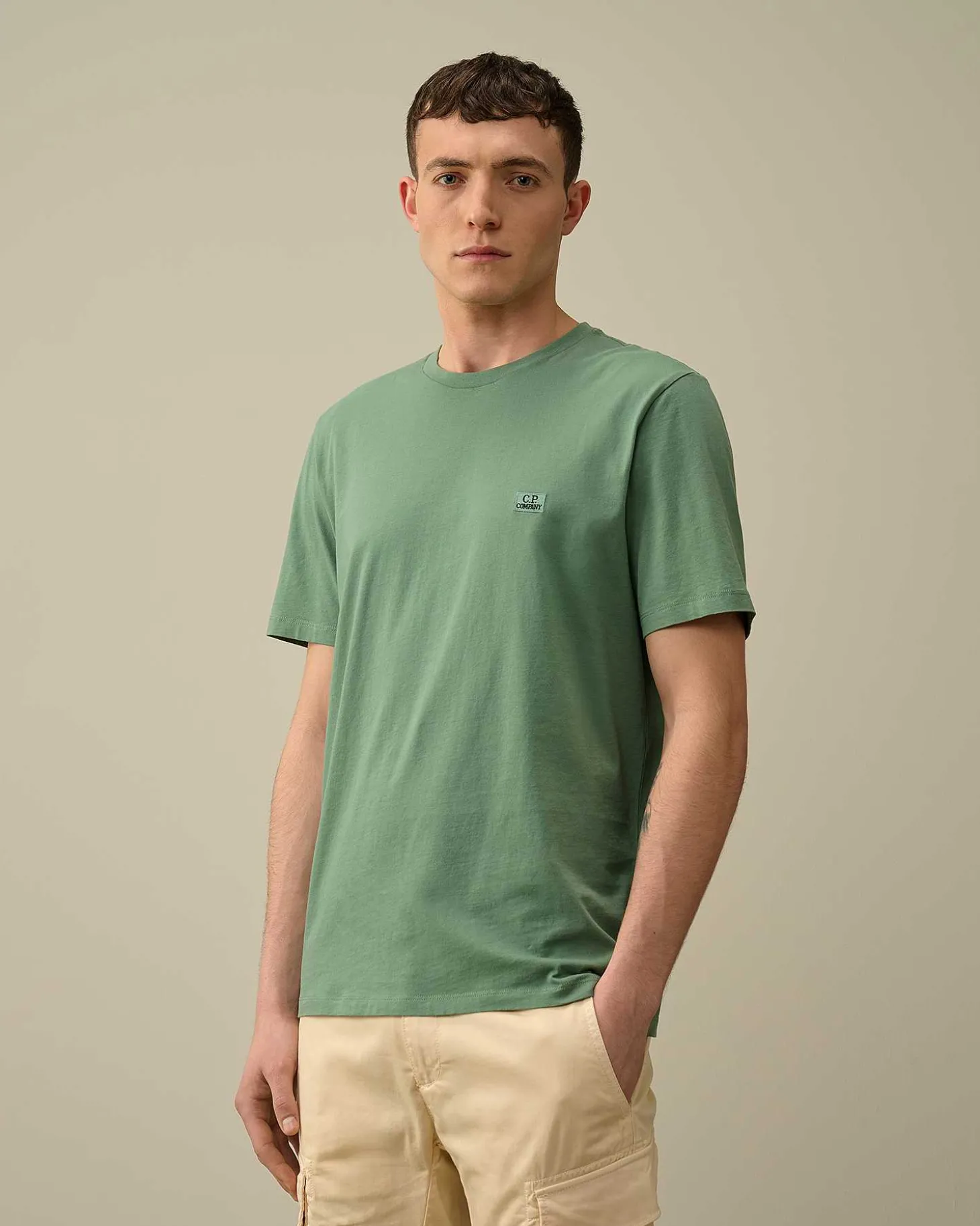 Homme C.P. Company T-Shirts Et Polos^30/1 Jersey Logo T-Shirt