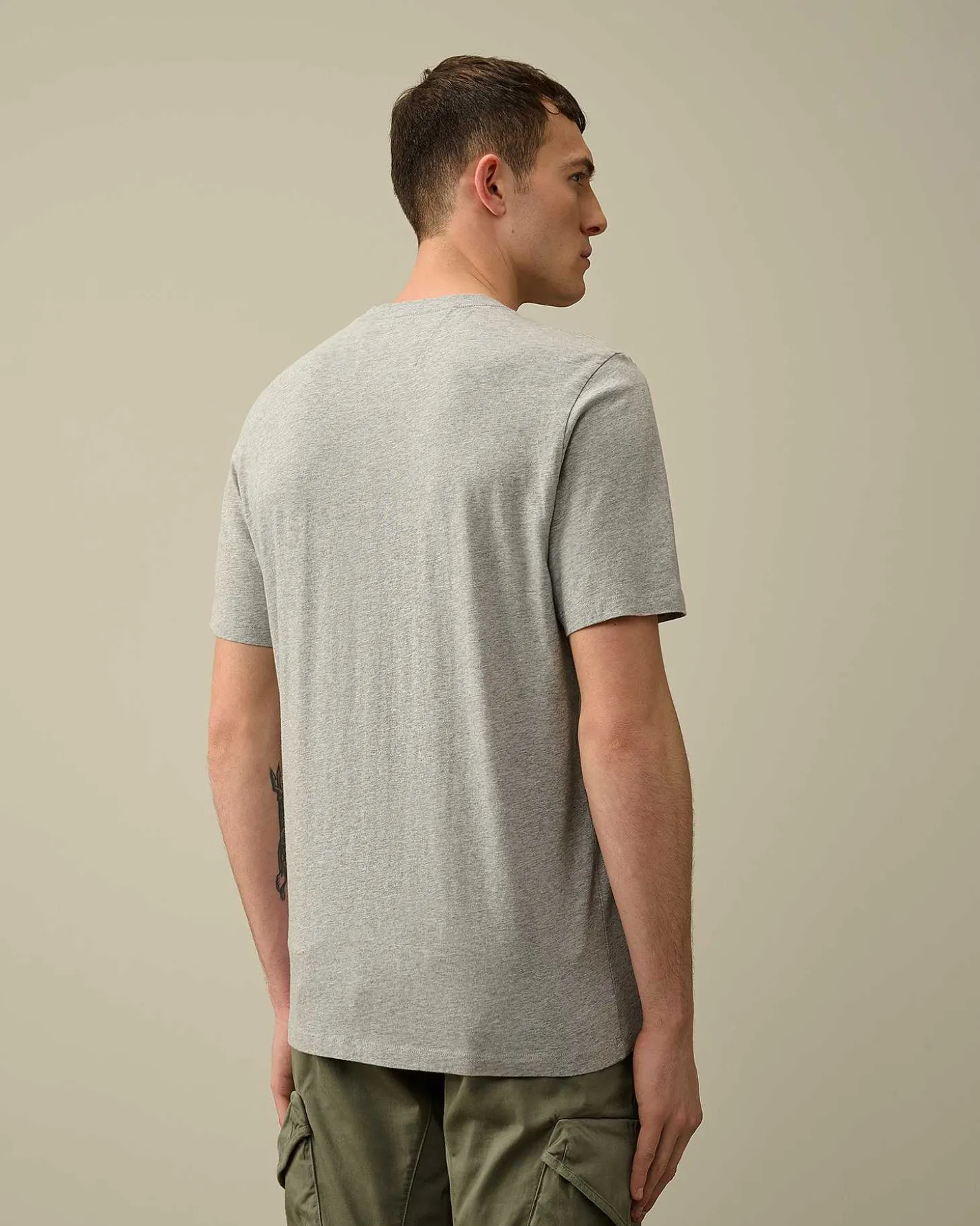 Homme C.P. Company T-Shirts Et Polos^30/1 Jersey Logo T-Shirt