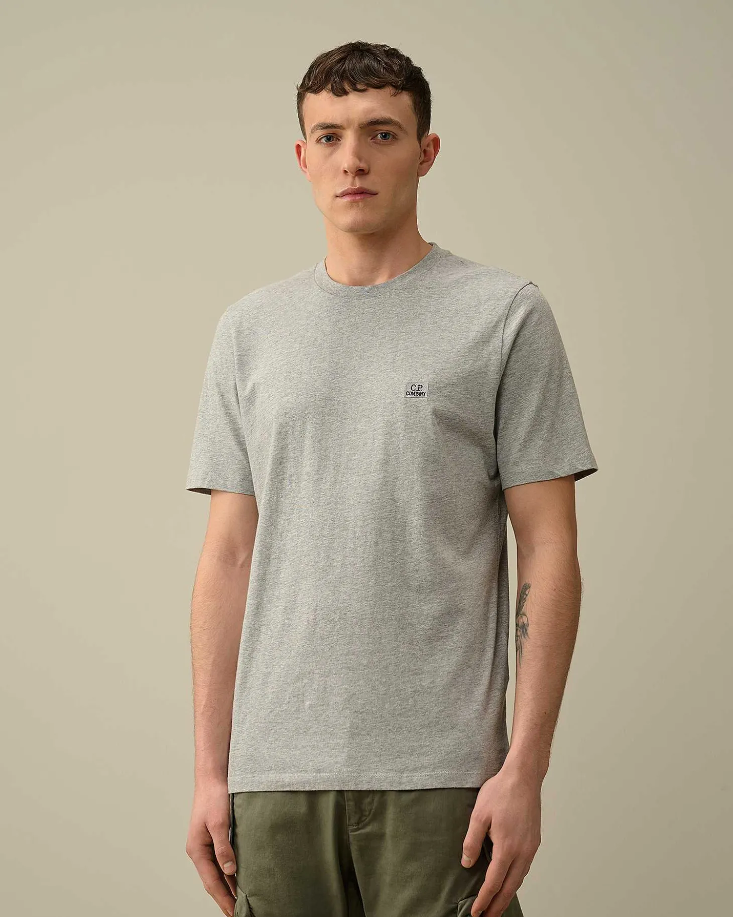 Homme C.P. Company T-Shirts Et Polos^30/1 Jersey Logo T-Shirt