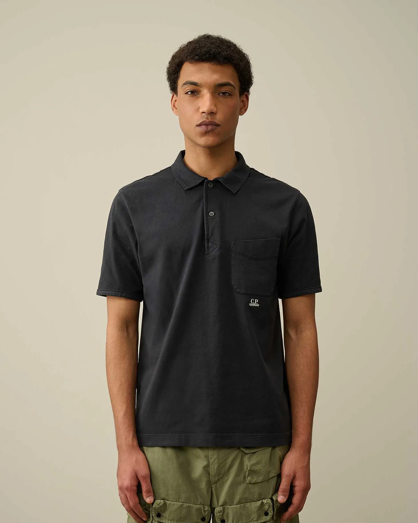 Homme C.P. Company T-Shirts Et Polos^1020 Jersey Pocket Polo Shirt