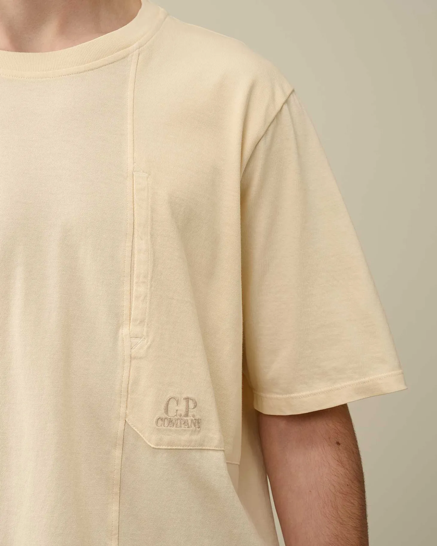 Homme C.P. Company T-Shirts Et Polos^20/1 Jersey Pocket T-Shirt