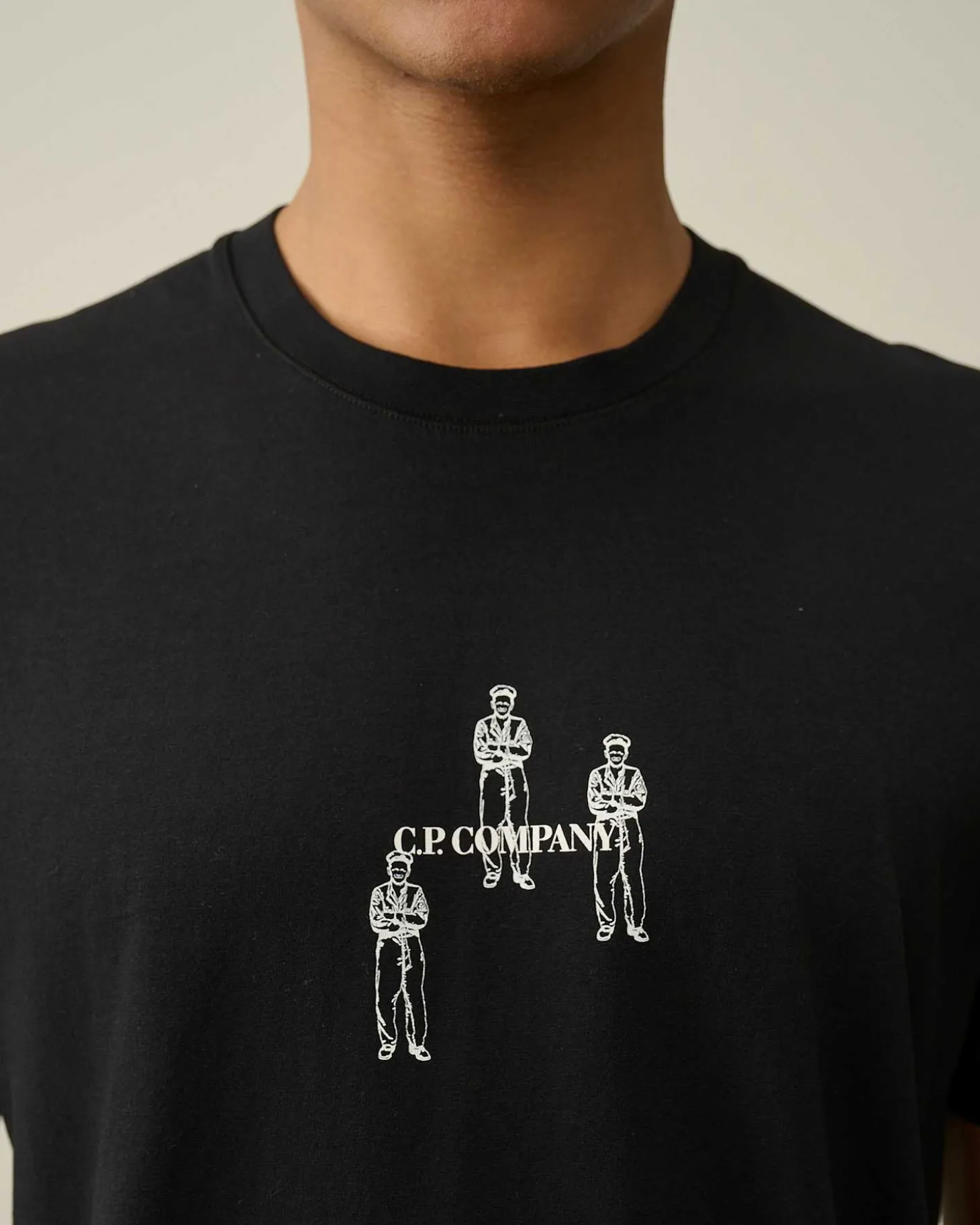 Homme C.P. Company T-Shirts Et Polos^30/1 Jersey Relaxed Graphic T-Shirt
