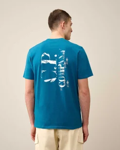 Homme C.P. Company T-Shirts Et Polos^30/1 Jersey Relaxed Graphic T-Shirt