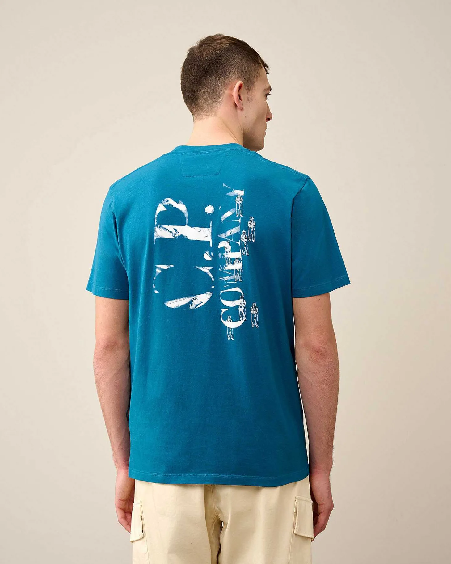 Homme C.P. Company T-Shirts Et Polos^30/1 Jersey Relaxed Graphic T-Shirt