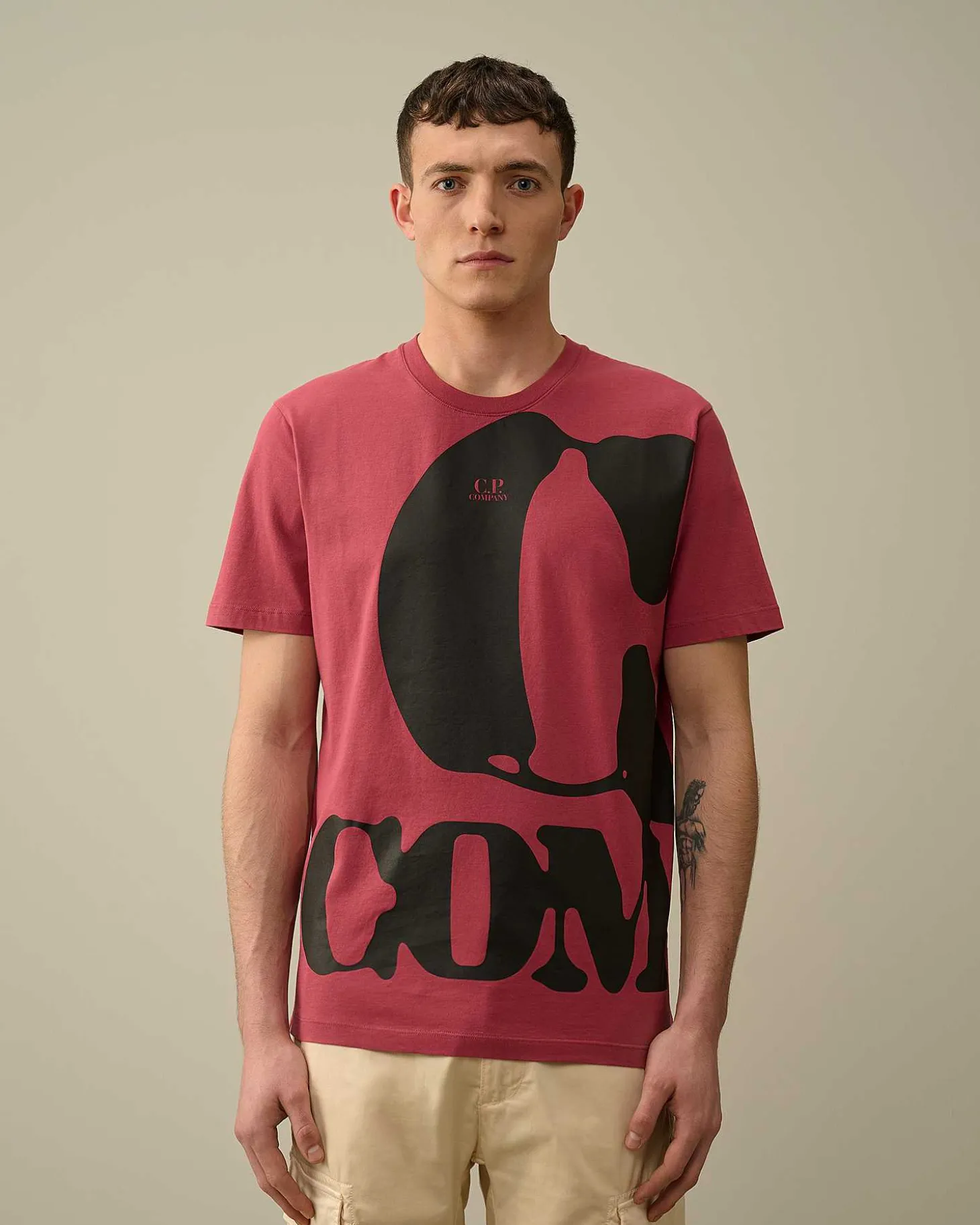 Homme C.P. Company T-Shirts Et Polos^30/1 Jersey Relaxed Logo T-Shirt