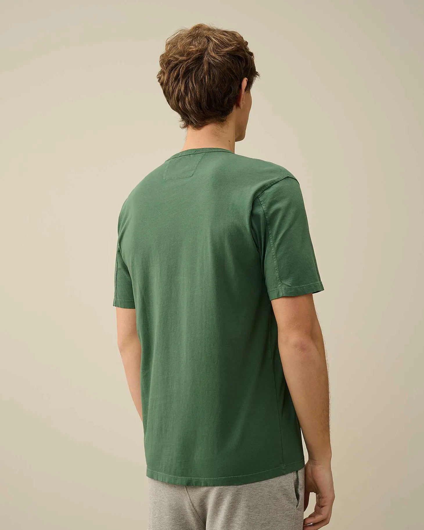 Homme C.P. Company T-Shirts Et Polos^24/1 Jersey Resist Dyed Logo T-Shirt