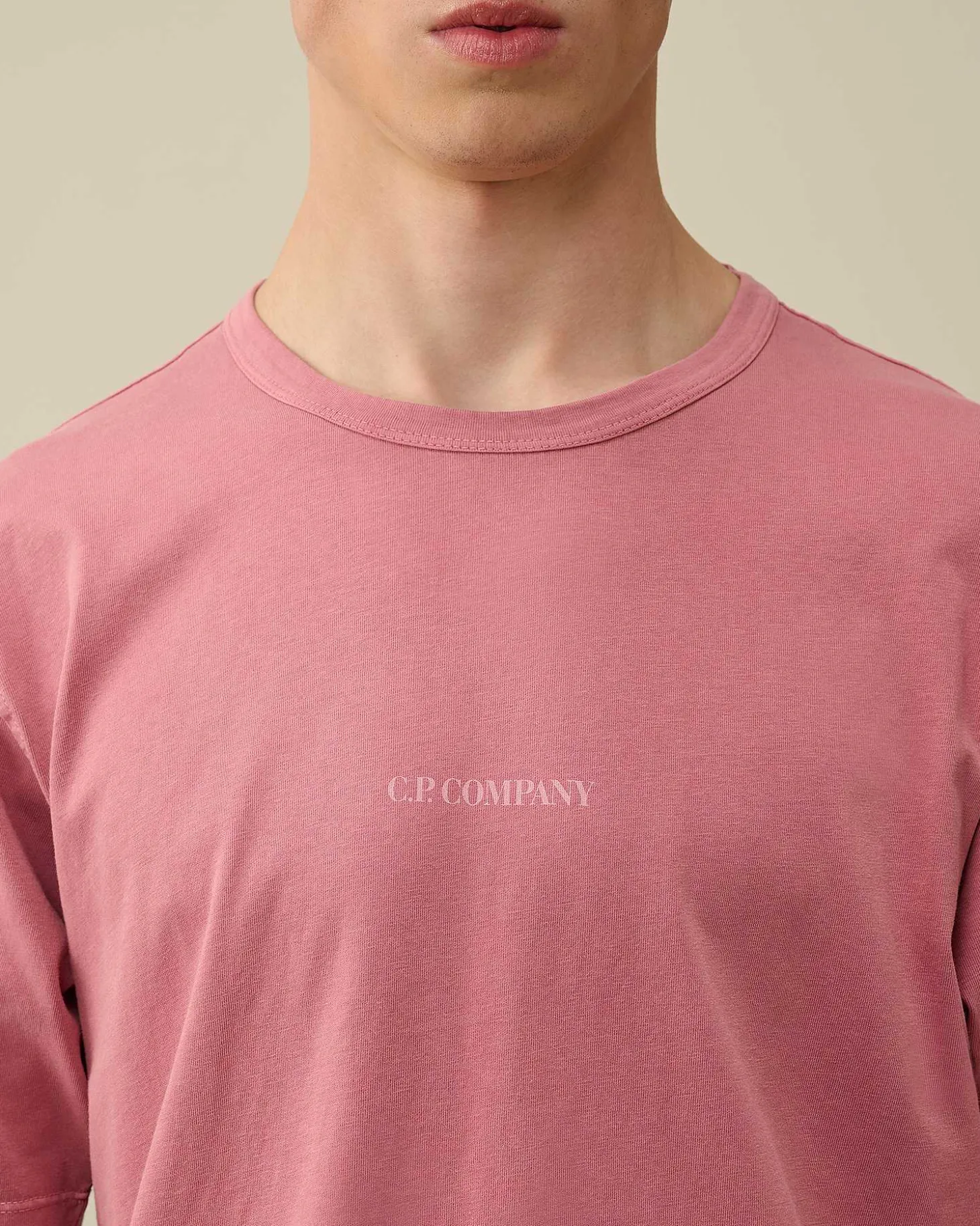 Homme C.P. Company T-Shirts Et Polos^24/1 Jersey Resist Dyed Logo T-Shirt