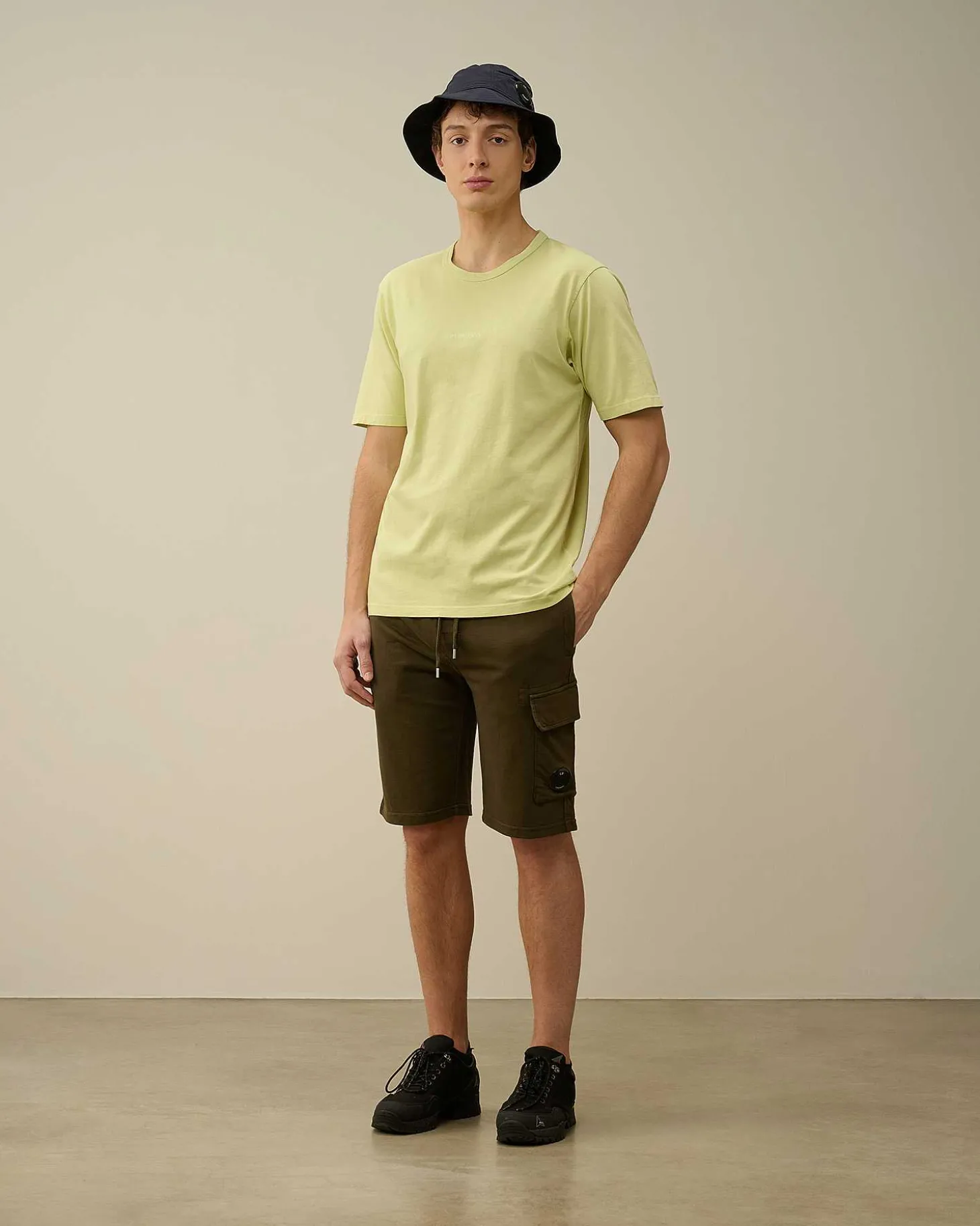 Homme C.P. Company T-Shirts Et Polos^24/1 Jersey Resist Dyed Logo T-Shirt
