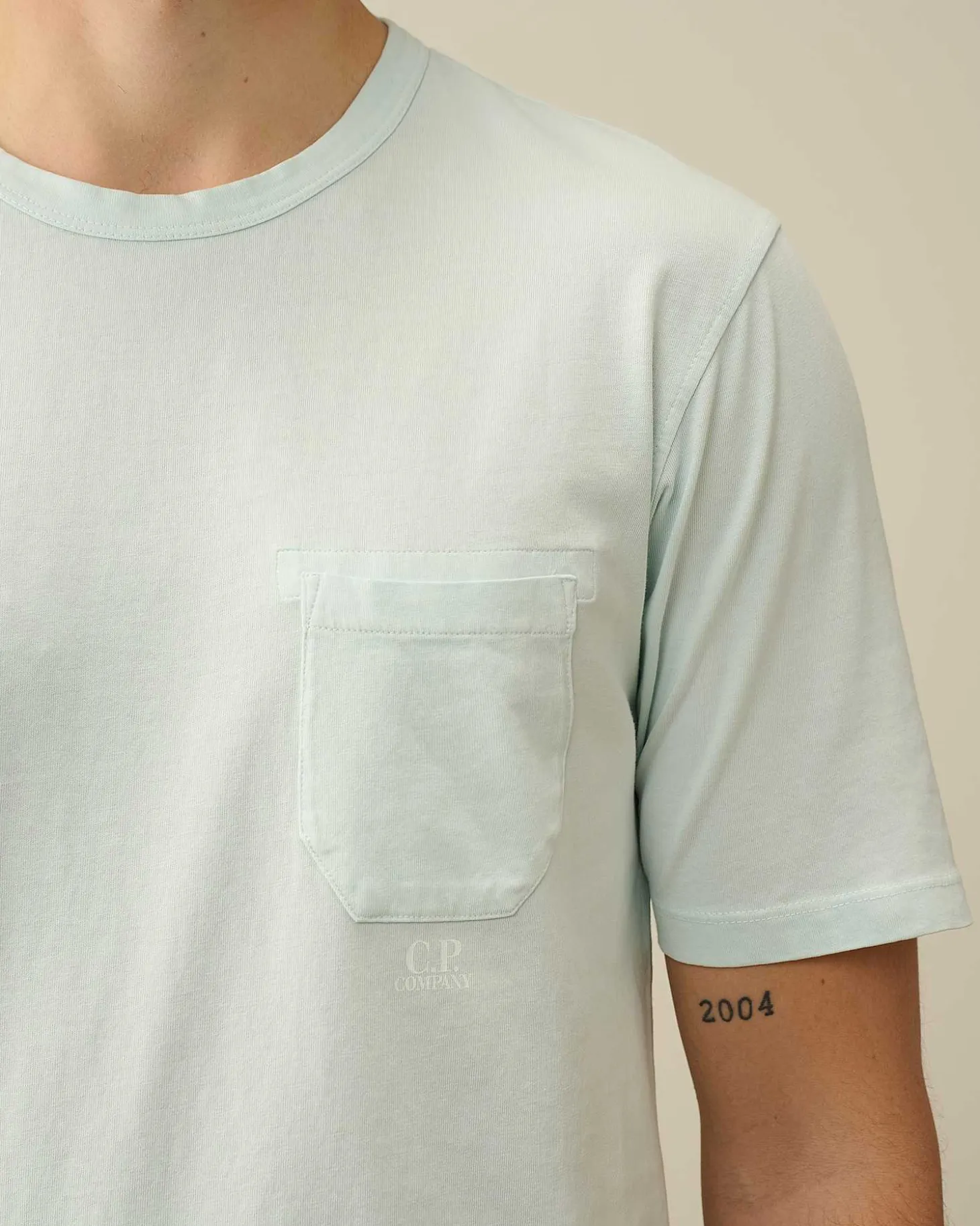Homme C.P. Company T-Shirts Et Polos^24/1 Jersey Resist Dyed Pocket T-Shirt