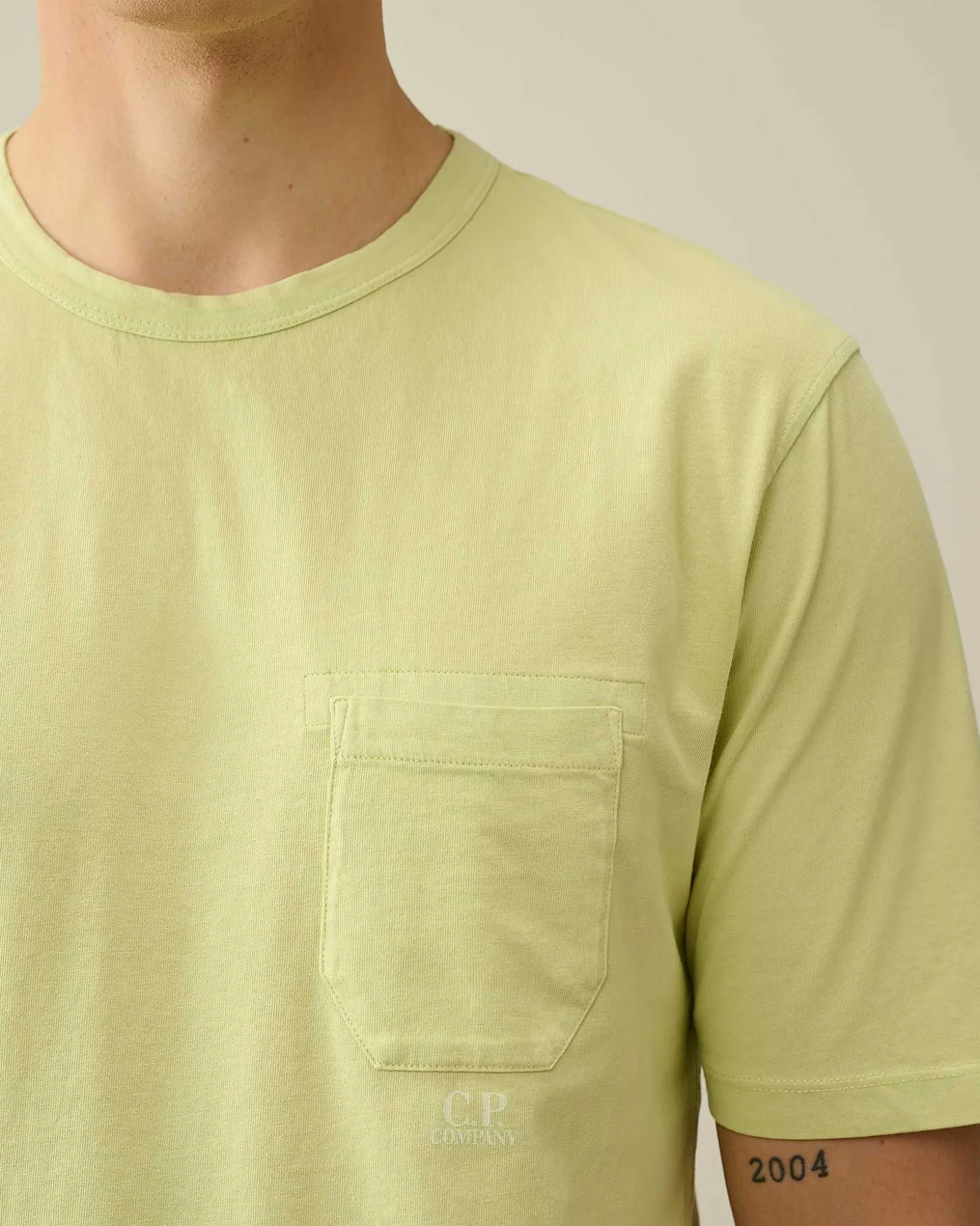 Homme C.P. Company T-Shirts Et Polos^24/1 Jersey Resist Dyed Pocket T-Shirt