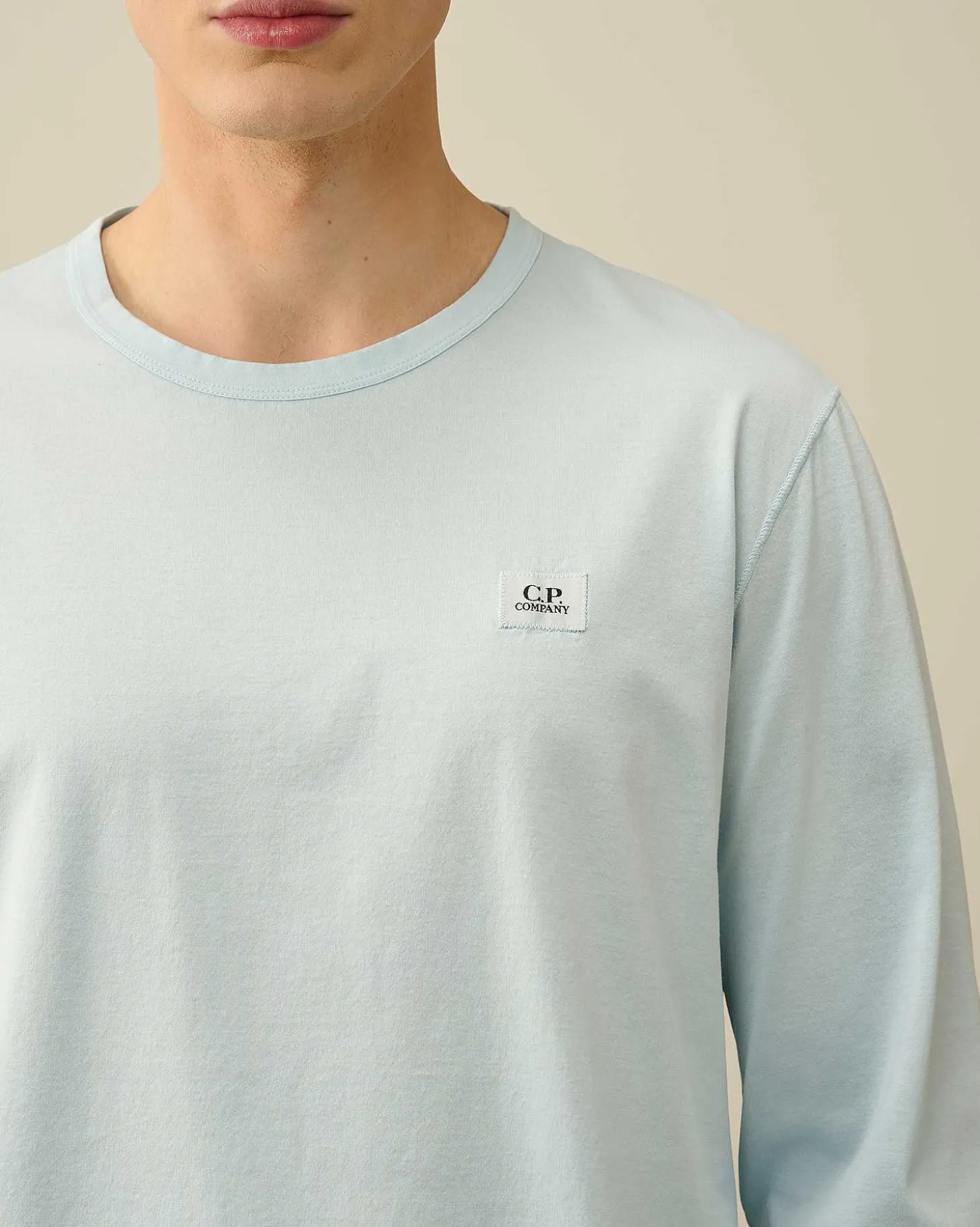 Homme C.P. Company T-Shirts Et Polos^70/2 Mercerized Jersey Long Sleeved T-Shirt