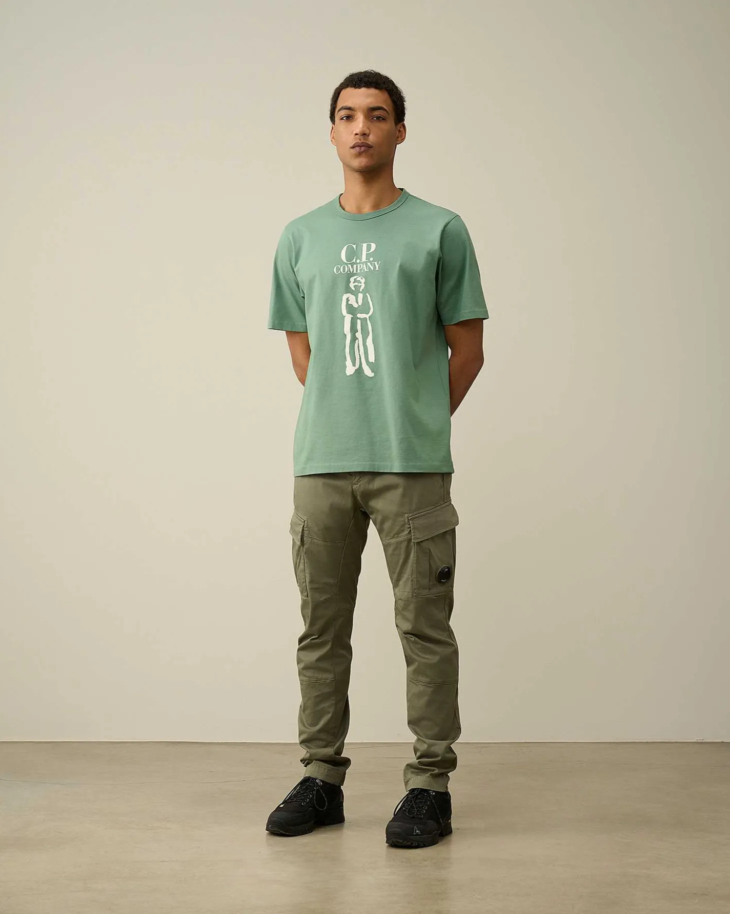 Homme C.P. Company T-Shirts Et Polos^30/2 Mercerized Jersey Twisted British Sailor T-Shirt