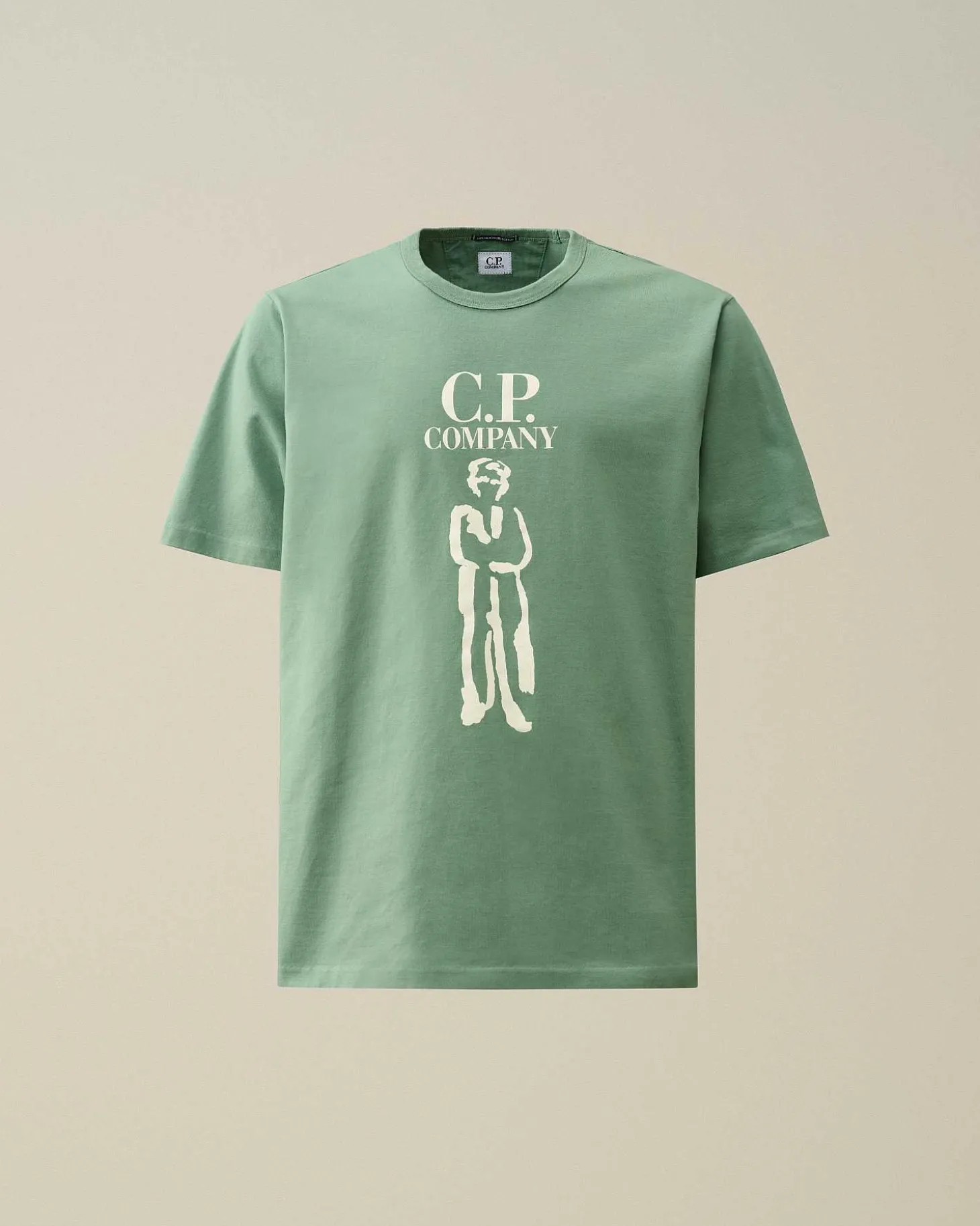 Homme C.P. Company T-Shirts Et Polos^30/2 Mercerized Jersey Twisted British Sailor T-Shirt