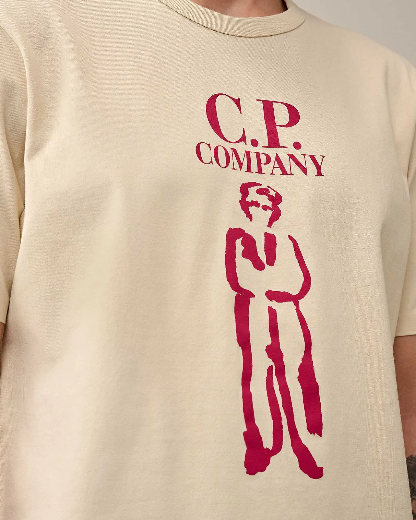 Homme C.P. Company T-Shirts Et Polos^30/2 Mercerized Jersey Twisted British Sailor T-Shirt