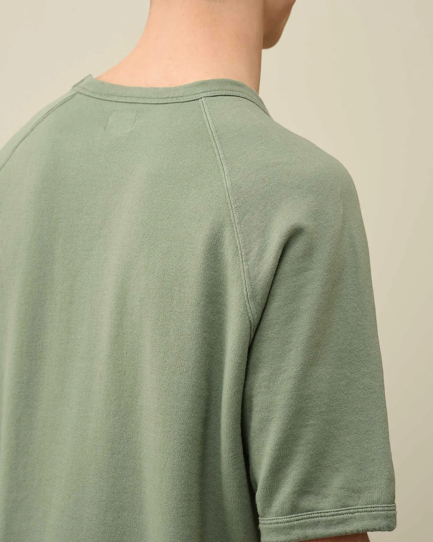 Homme C.P. Company Sweat-Shirts^30/1 Sponge Fleece Short Sleeved Sweatshirt