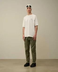 Homme C.P. Company Sweat-Shirts^30/1 Sponge Fleece Short Sleeved Sweatshirt