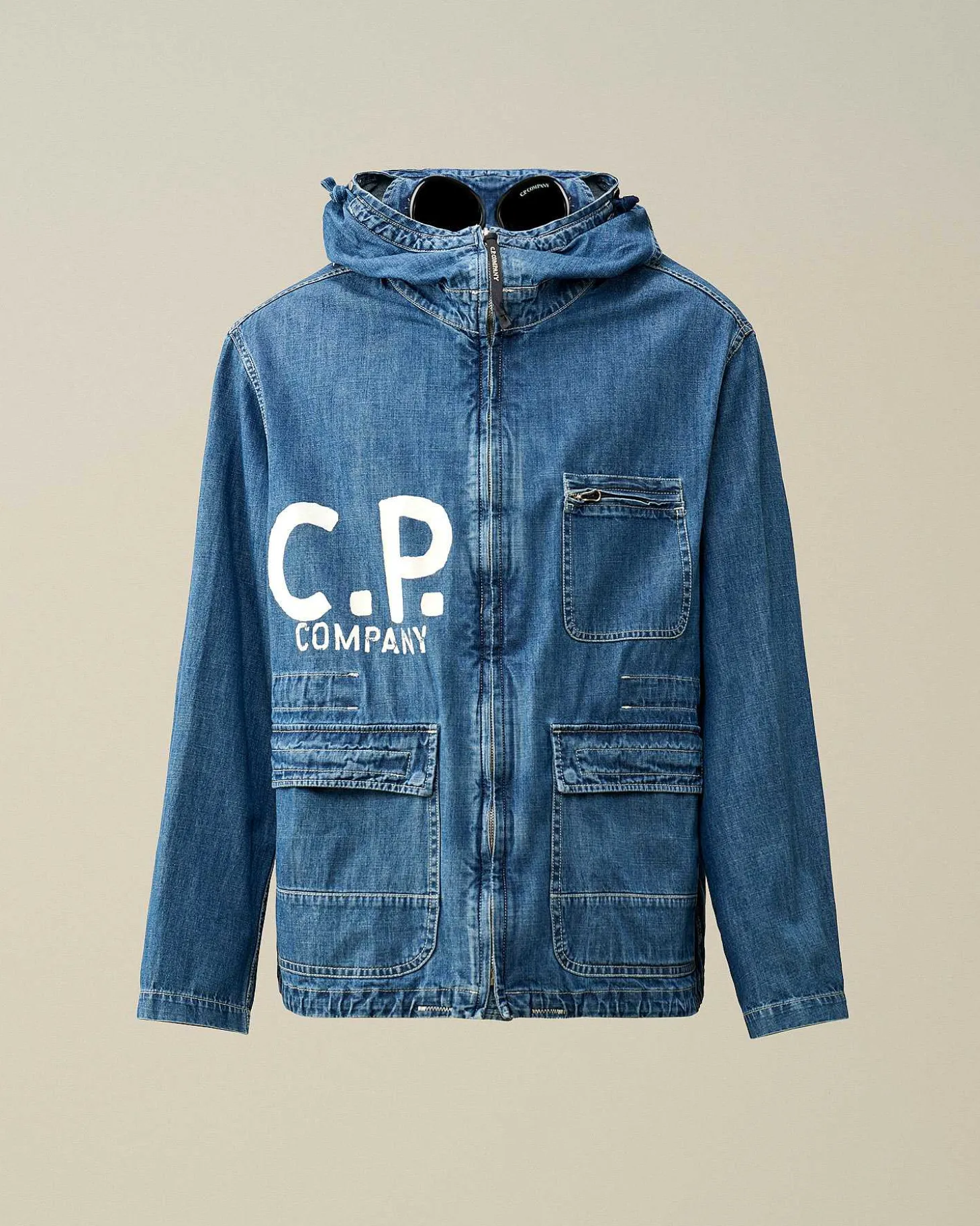 Homme C.P. Company Vestes Et Manteaux^Blu Goggle Jacket